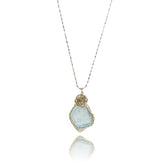 ‘’Seabreeze‘’ Aquamarine Necklace|Handmade Jewelry For Calm & Emotional Healing - Auratract