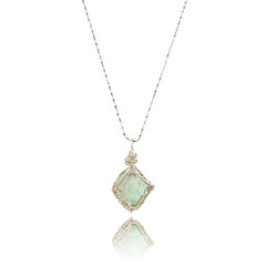 ‘’Forest Whisper" Green Fluorite Necklace |Handmade Jewelry For Calm & Clarity - Auratract