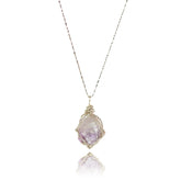 ‘’Mermaid’s Tear‘’ Ombre Amethyst Necklace|Handmade Jewelry for Healing & Peace - Auratract