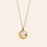 Sun & Moon Shell Necklace|For Balance & Inner Harmony