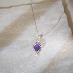 Spiritual amethyst jewelry for aura cleansing and intuition