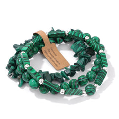 Natural Raw Stone Bracelet  | Genuine Gemstone Jewelry - Auratract
