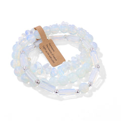 Natural Raw Stone Bracelet | Genuine Gemstone Jewelry - Auratract
