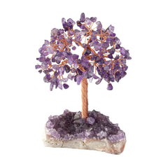 Citrine Feng Shui Crystal Cluster Tree | Good Fortune and Wealth Natural Energy Tree - Auratract