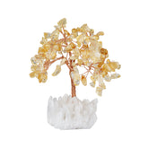 Citrine Crystal Feng Shui Tree | Natural Crystal Energy Tree for Luck & Prosperity - Auratract