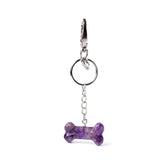 Crystal Pet Bone Charm | Natural Stone Pet Tag & Keepsake - Auratract