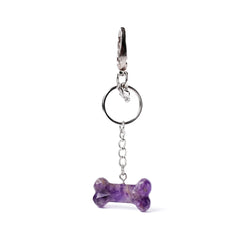Crystal Pet Bone Charm | Natural Stone Pet Tag & Keepsake - Auratract