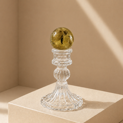 Natural Citrine Crystal Sphere | For Abundance & Wealth - Auratract