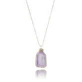 ‘’Soulveil‘’ Amethyst Necklace|Handmade Jewelry For Intuition & Healing - Auratract