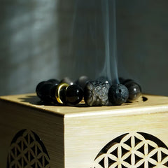Flower of Life Sage Burner Box - Auratract