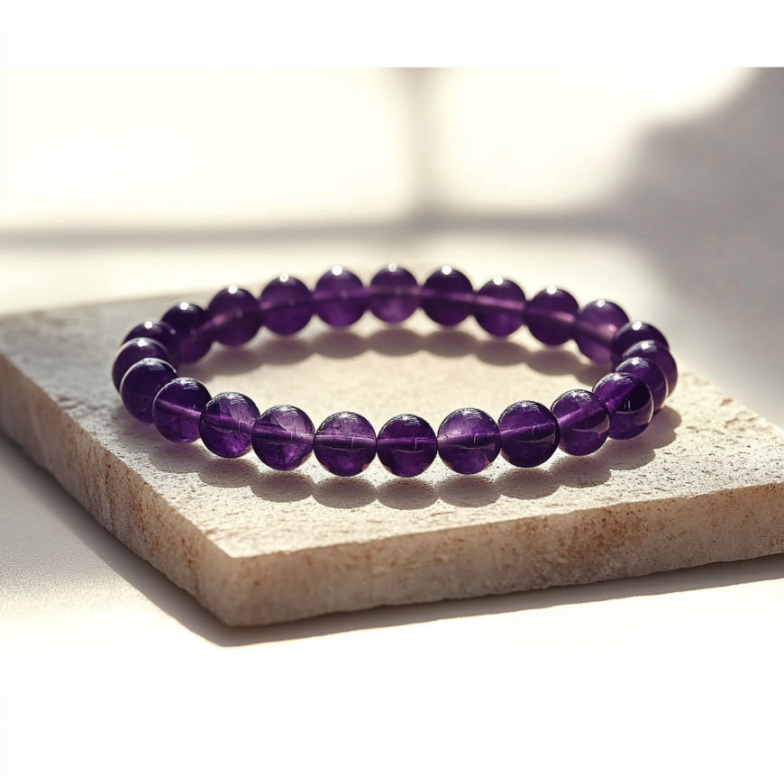 Uruguayan Natural Amethyst Bracelet - Auratract