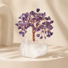 Crystal Feng Shui Tree | Natural Gemstone Tree for Luck & Harmony - Auratract