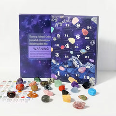 24-Day Mystery Crystal Gift Box for Christmas - Auratract