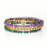 4-in-1 Energy Crystal Bracelet Set | Abundance & Prosperity - Auratract