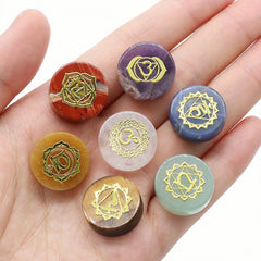 7 Chakra Yoga Stones Set | Balance Energy & Promote Healing - Auratract