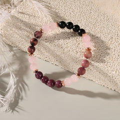 Spiritual crystal bracelet for passion, love, and self-confidence.