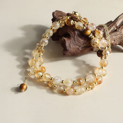Citrine & Tiger’s Eye Bracelet | Attract Wealth & Power - Auratract