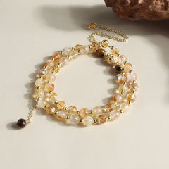 Citrine & Tiger’s Eye Bracelet | Attract Wealth & Power - Auratract