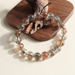Natural Black Gold Rutilated Quartz Bracelet | Energy Healing - Auratract