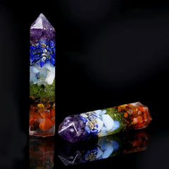 7 Chakra Crystal Tower | Energy Healing & Spiritual Balance - Auratract