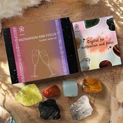 Premium Natural Crystal Healing Set - Emotional Balance & Positivity - Auratract