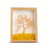 Crystal Tree of Life Frame Decor|Feng Shui Money Tree For Abundance & Positive Energy - Auratract