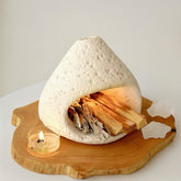 Handcrafted ceramic smudge burner for Palo Santo, sage, incense and crystal cleansing rituals.