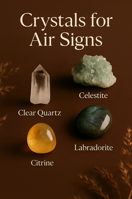 Which Crystals Best Support Gemini, Libra, and Aquarius Energy?