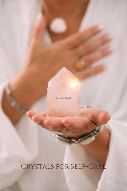 Crystals for Self-Care: Using Amethyst &  Rose Quartz in Daily Rituals