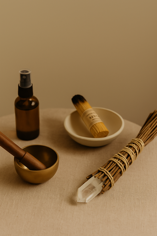 Gentle home cleansing ritual for refreshing a heavy-feeling space