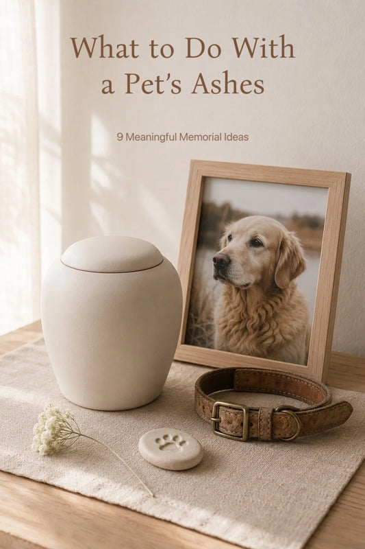 What to Do With a Pet’s Ashes: 9 Meaningful Memorial Ideas