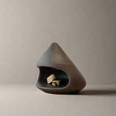 Cleansing Smudge Bowl & Palo Santo Holder｜Minimalist Ceramic Decor