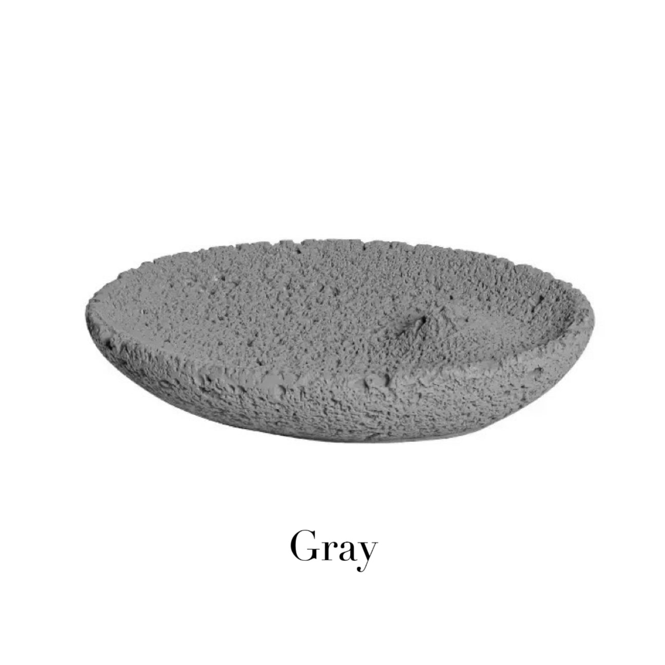 Minimalist Cement Incense Holder | Smudge Stick Burner Plate - Auratract