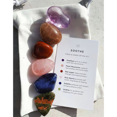 Collection de kits de cristaux de guérison – Apaisement, équilibre, étude et santé pour un bien-être holistique