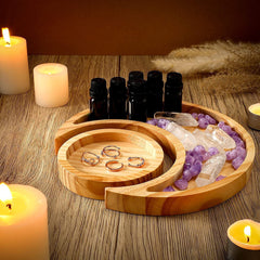 healing space decor moon sun ritual tray for mindful living
