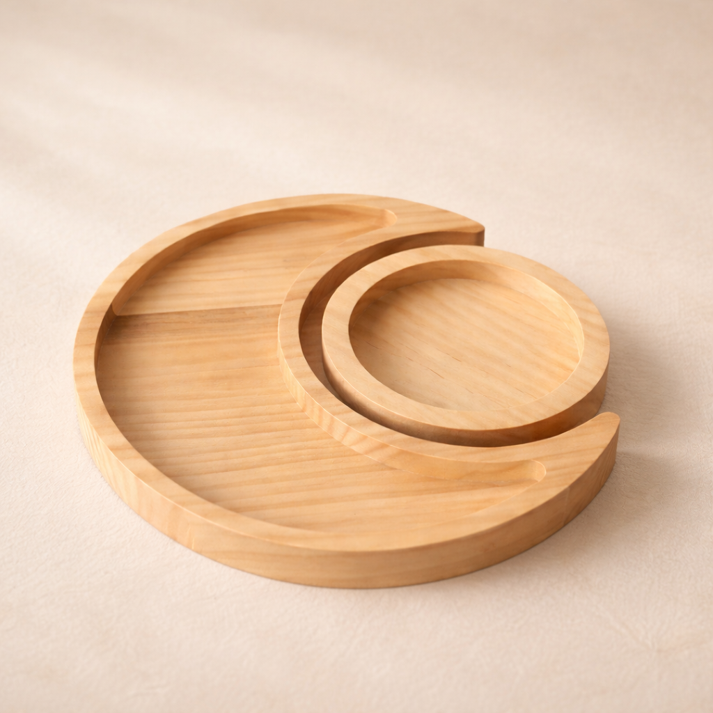Moon & Sun Healing Ritual Tray｜for Crystals & Meditation - Auratract