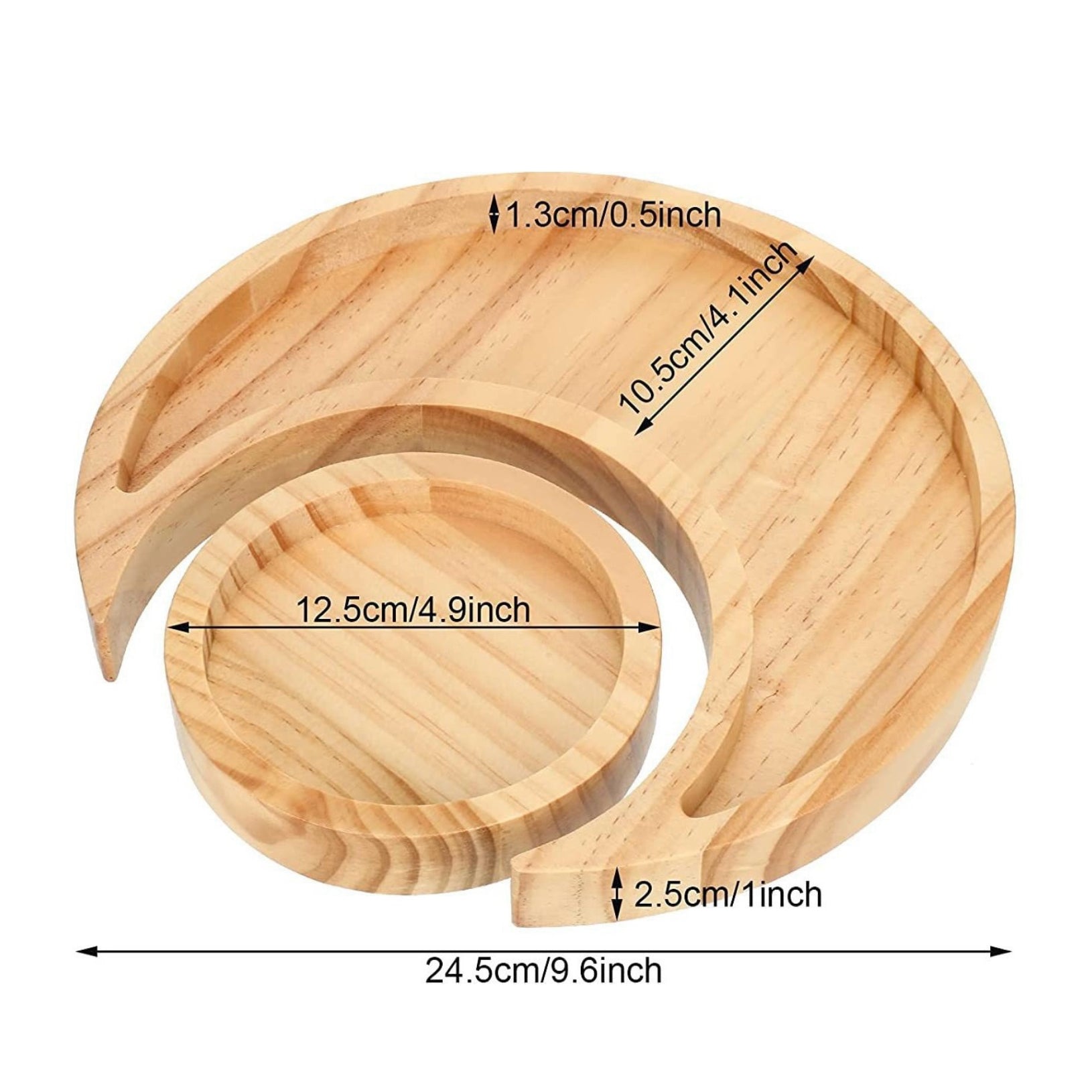 moon sun healing ritual tray size dimensions wooden tray