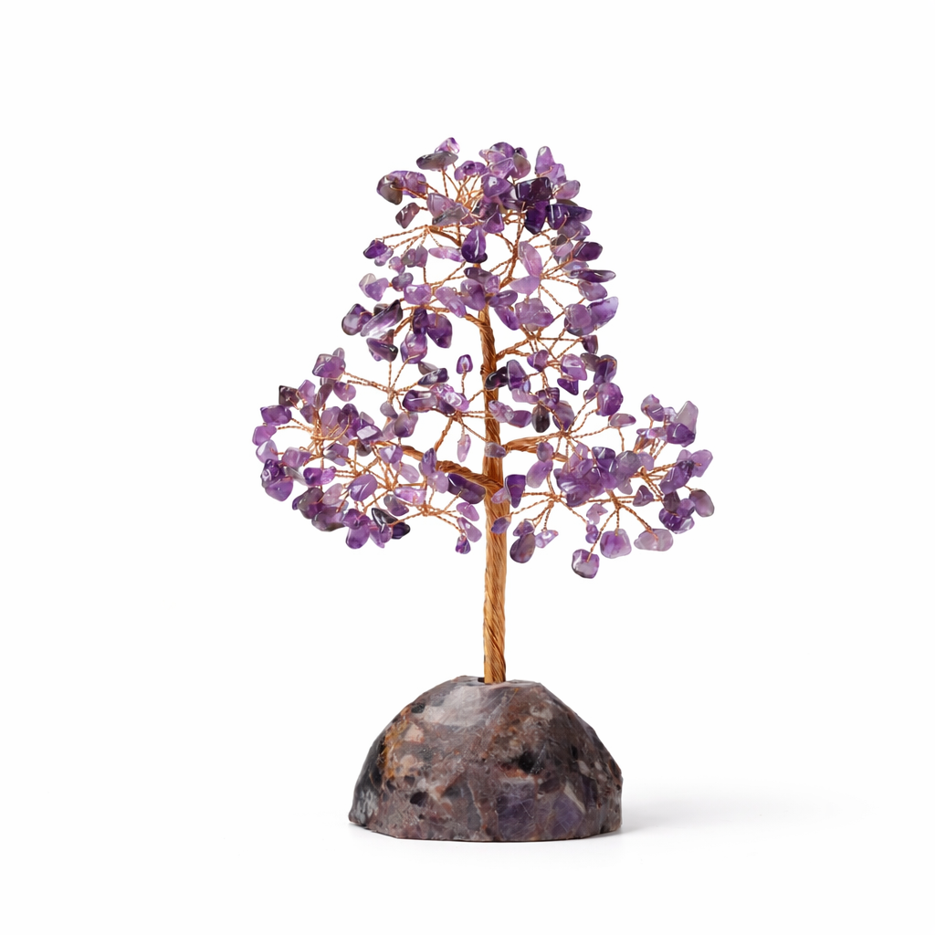 Crystal Tree of Life for Wealth & Positive Energy | Feng Shui Decor - Auratract