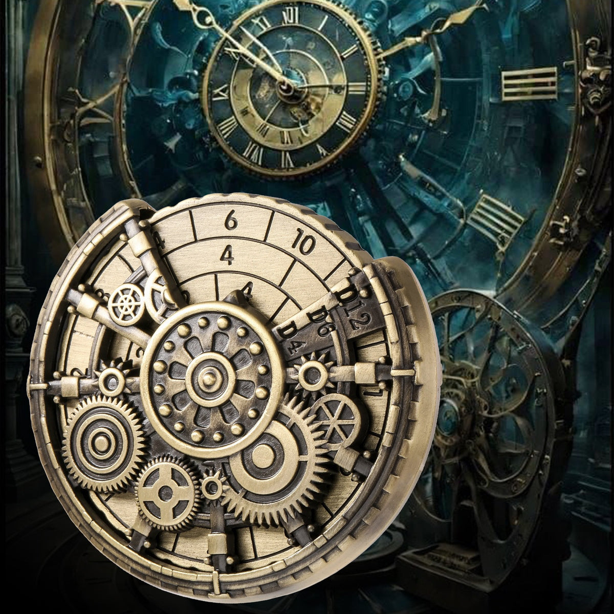 7-in-1 Metal Meditation Wheel | Mindfulness Fidget Spinner for Focus & Stress Relief