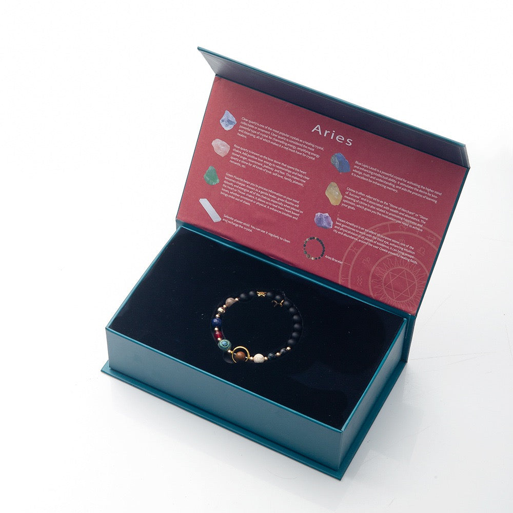 12 Zodiac Crystal Set | Natural Stones for Symbolism, Intention & Personal Energy