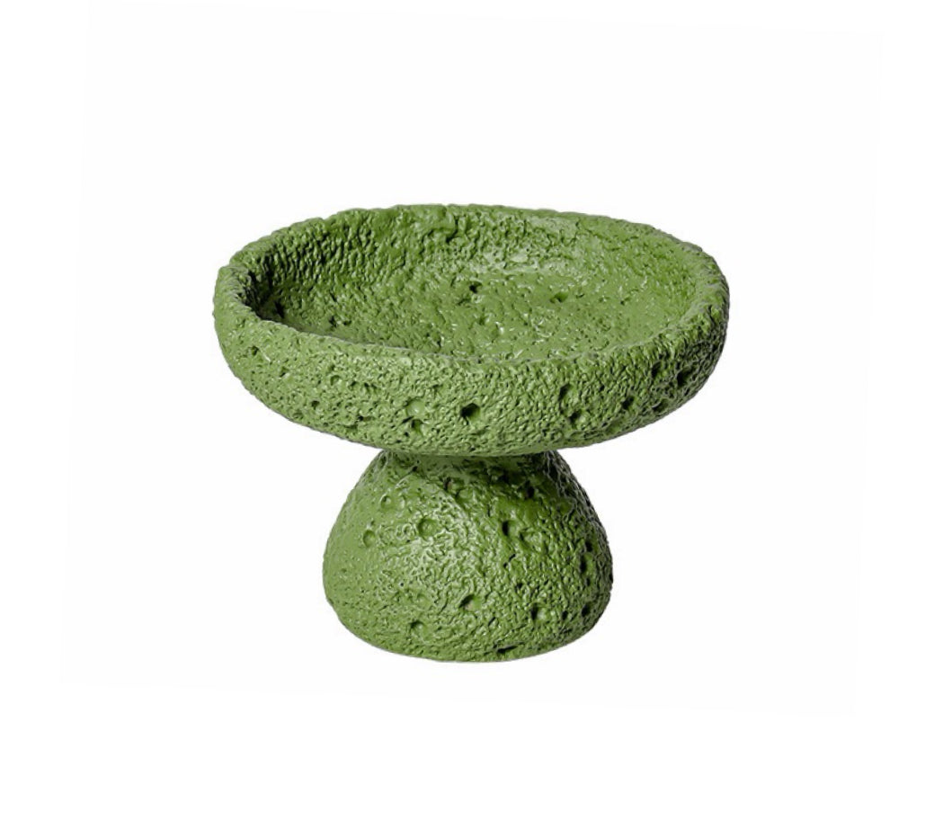 Nordic Crystal Cleansing Bowl｜Textured Cement Holder for Crystals & Home Décor - Auratract