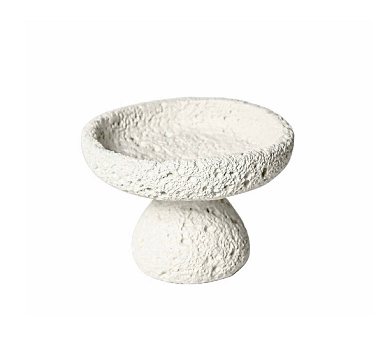 Nordic Crystal Cleansing Bowl｜Textured Cement Holder for Crystals & Home Décor - Auratract