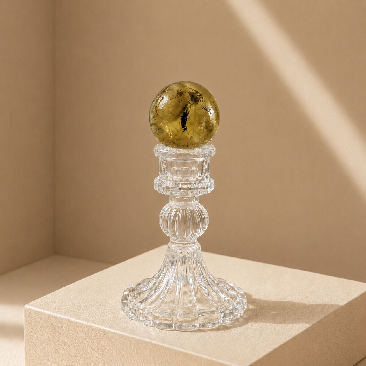 Natural Citrine Crystal Sphere | For Abundance & Wealth - Auratract
