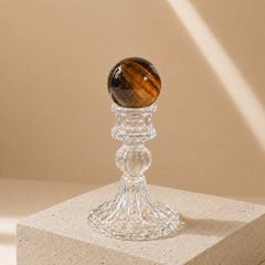 Natural Tiger Eye Crystal Sphere | For Protection & Confidence - Auratract