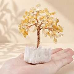 Crystal Feng Shui Tree | Natural Gemstone Tree for Luck & Harmony - Auratract