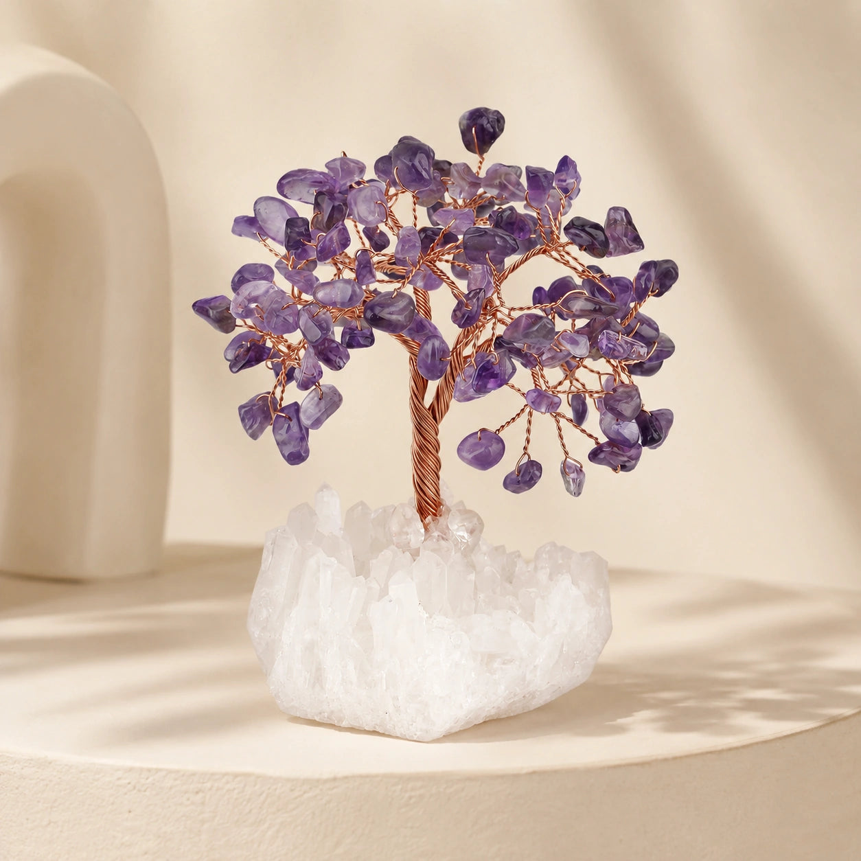 Crystal Feng Shui Tree | Natural Gemstone Tree for Luck & Harmony - Auratract