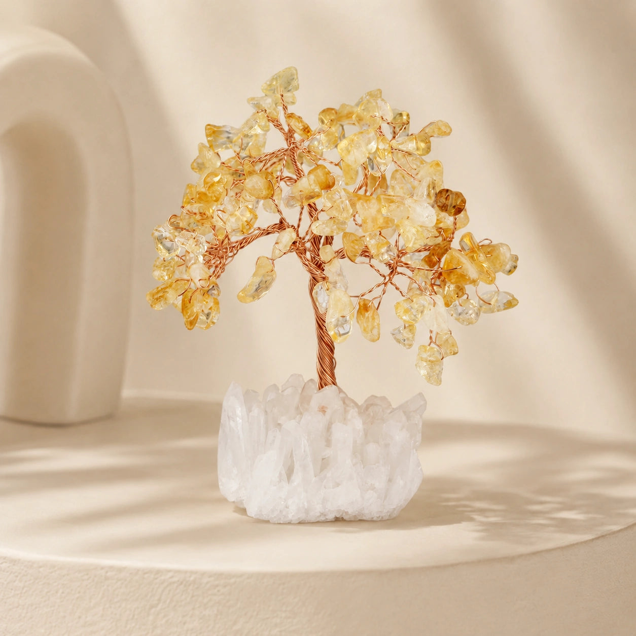 Crystal Feng Shui Tree | Natural Gemstone Tree for Luck & Harmony - Auratract