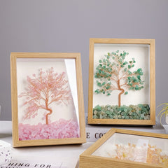 Crystal Tree of Life Frame Decor｜Feng Shui Money Tree For Abundance & Positive Energy