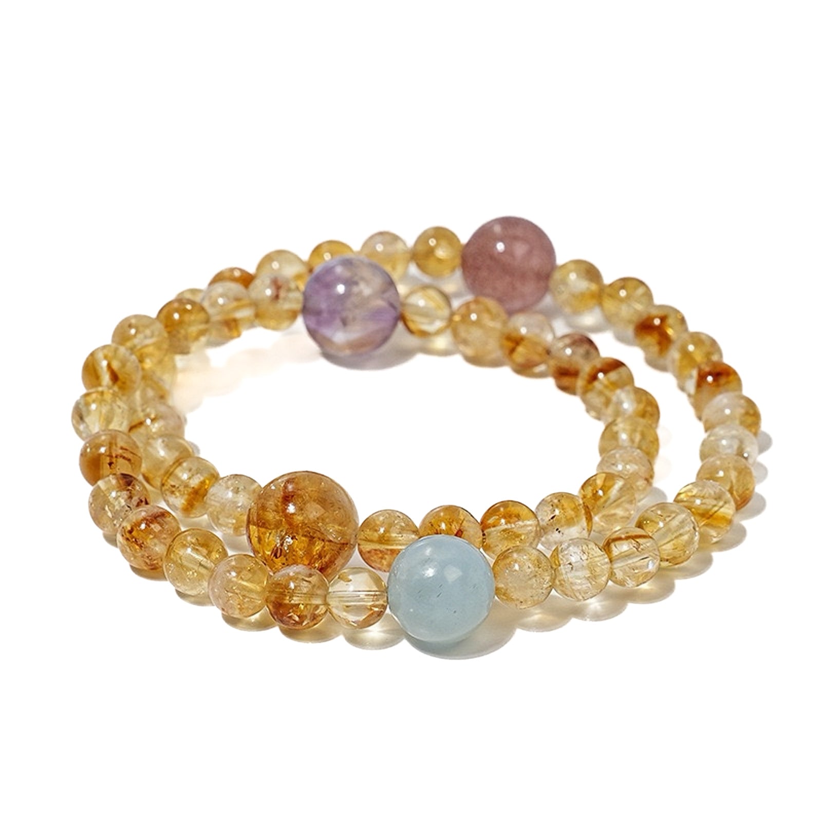 Healing gemstone bracelet for prosperity, love, and balance