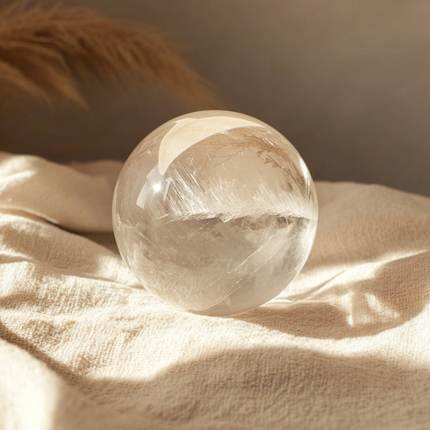 Clear Quartz Sphere - Auratract
